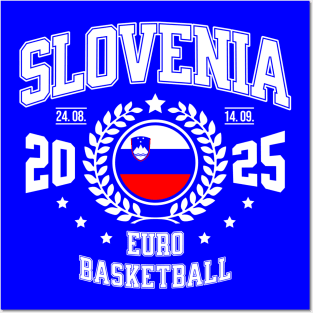 Slovenia 2025 Basketball Design Posters and Art